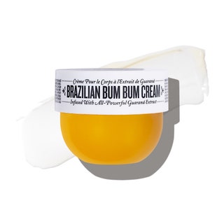 Sol De Janeiro Brazilian Bum Bum Cream on white background in allure beauty box october 2021